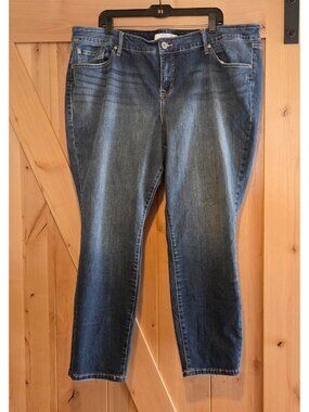 Torrid Skinny Denim Jeans Stretch Womens Sz 22 Short 44x28"
